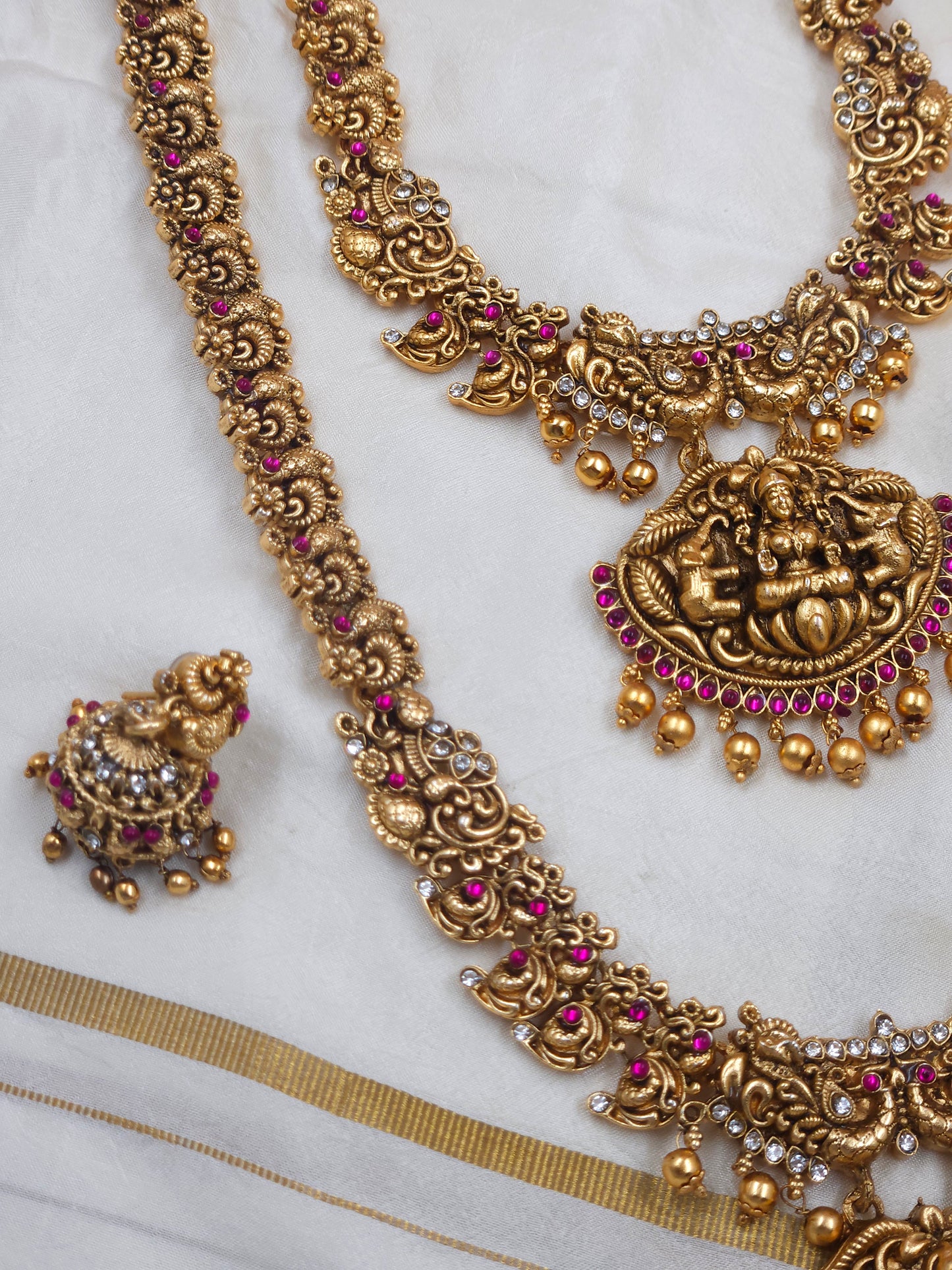 Combo necklace and haram N1577