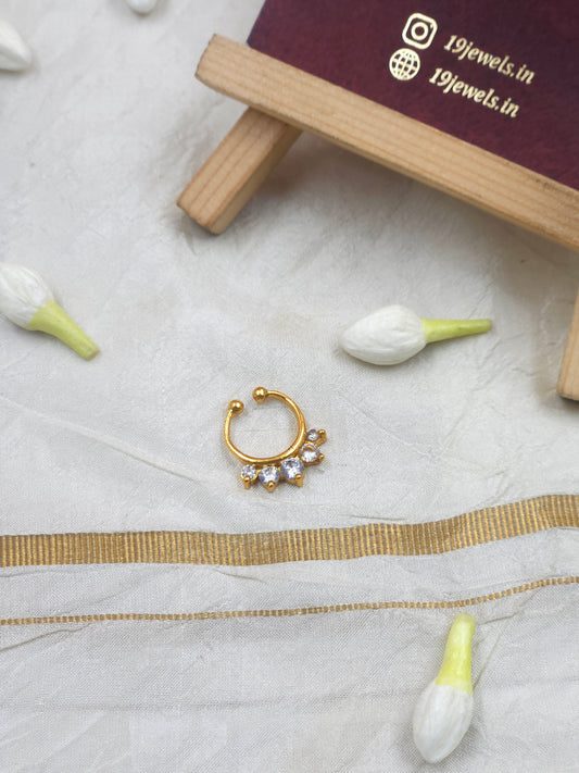 Stone nath/ centre nose pin143
