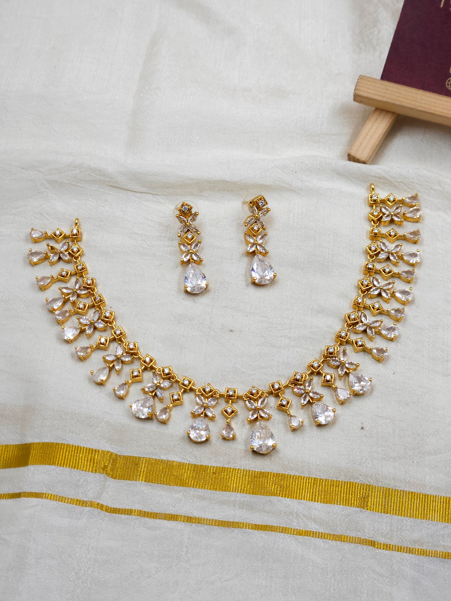 Cz Necklace N1460-B2