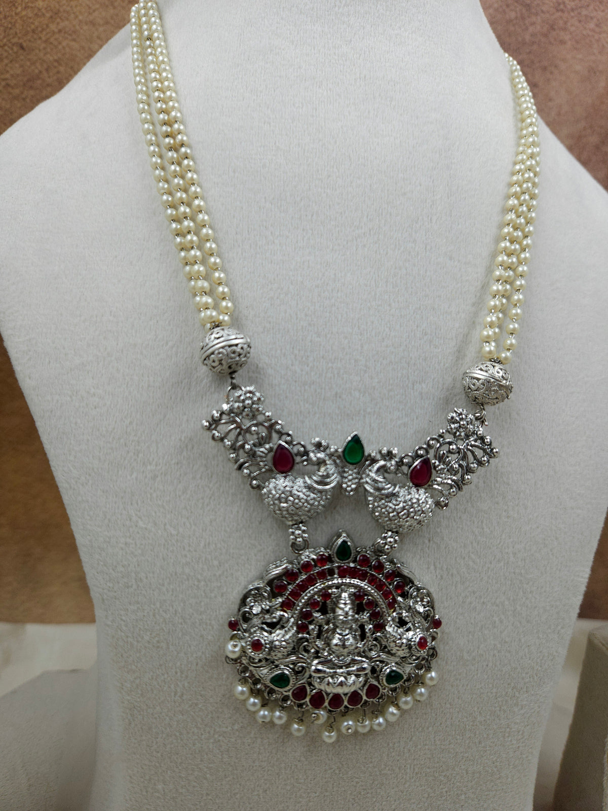 Silver pearl jewellery Ge062