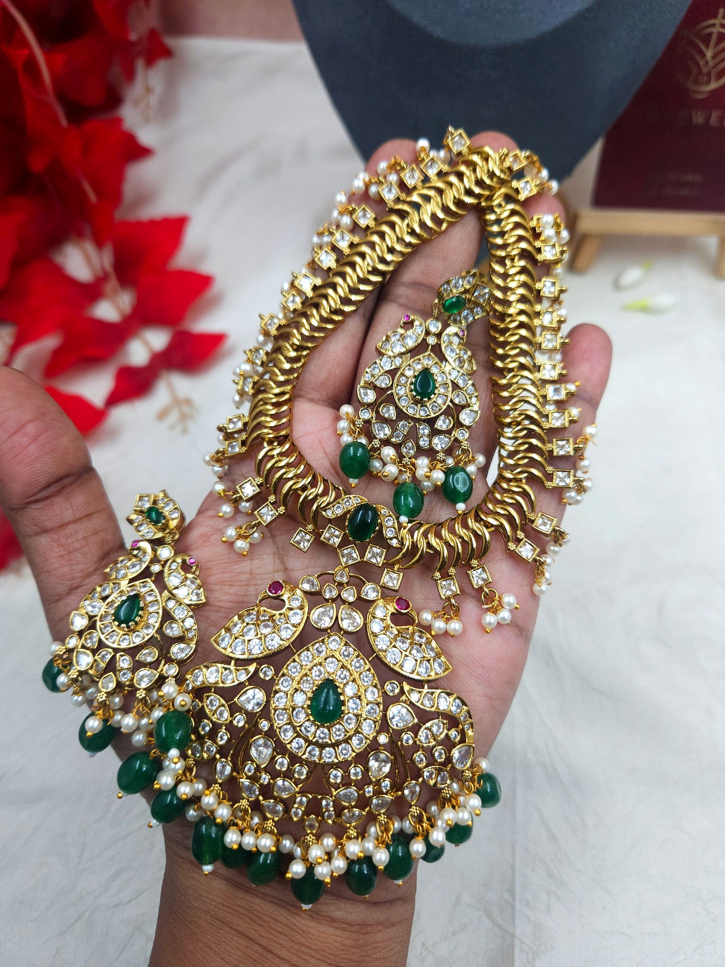 Emerald maharani set N1117