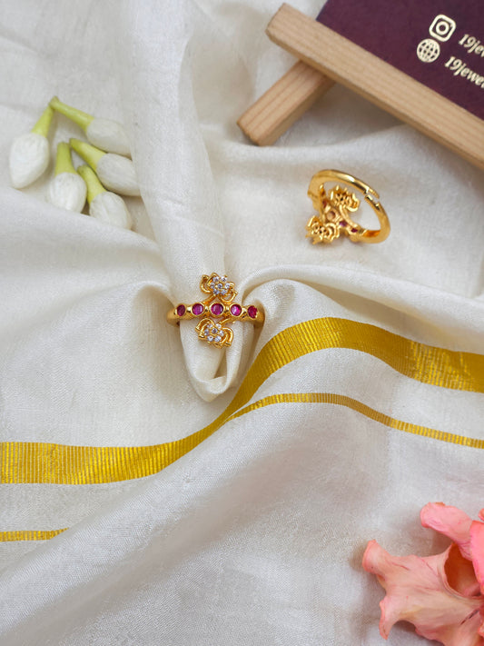 Gold alike Finger ring Fg046