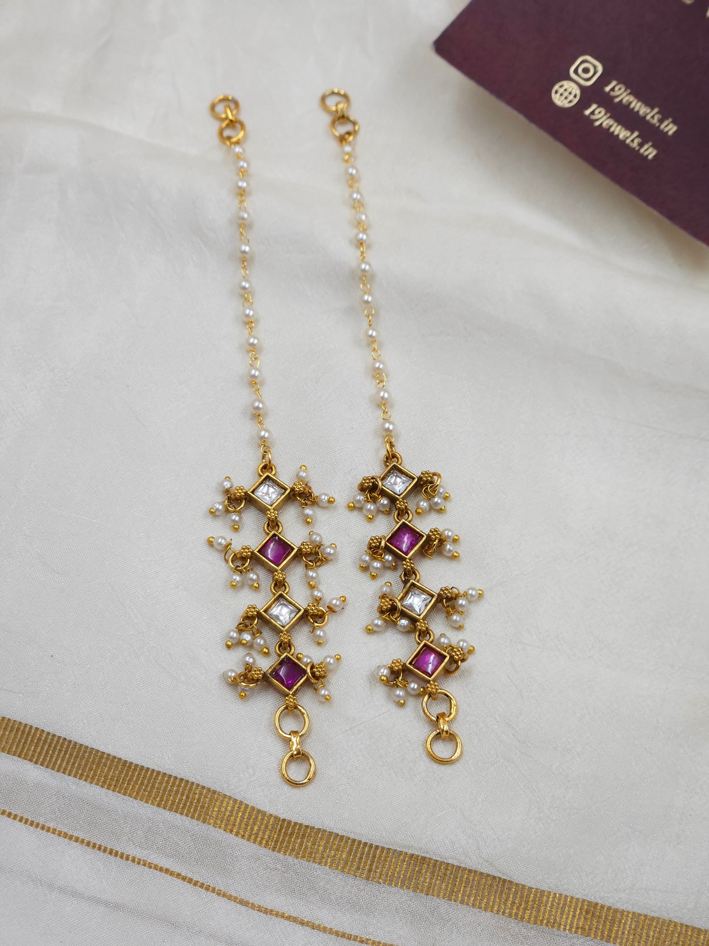 Antique Ear chain Ea234