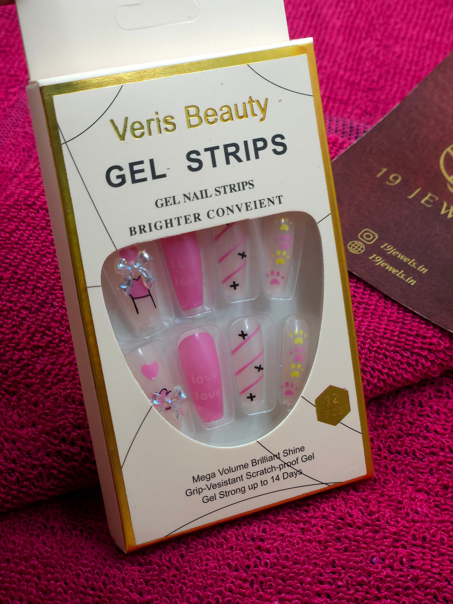 Gel nail strips Fa009