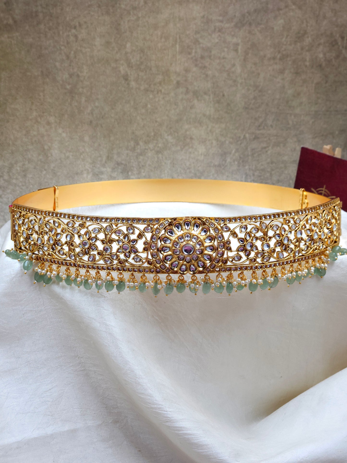 Premium Kundan hip belt Hb270-HL