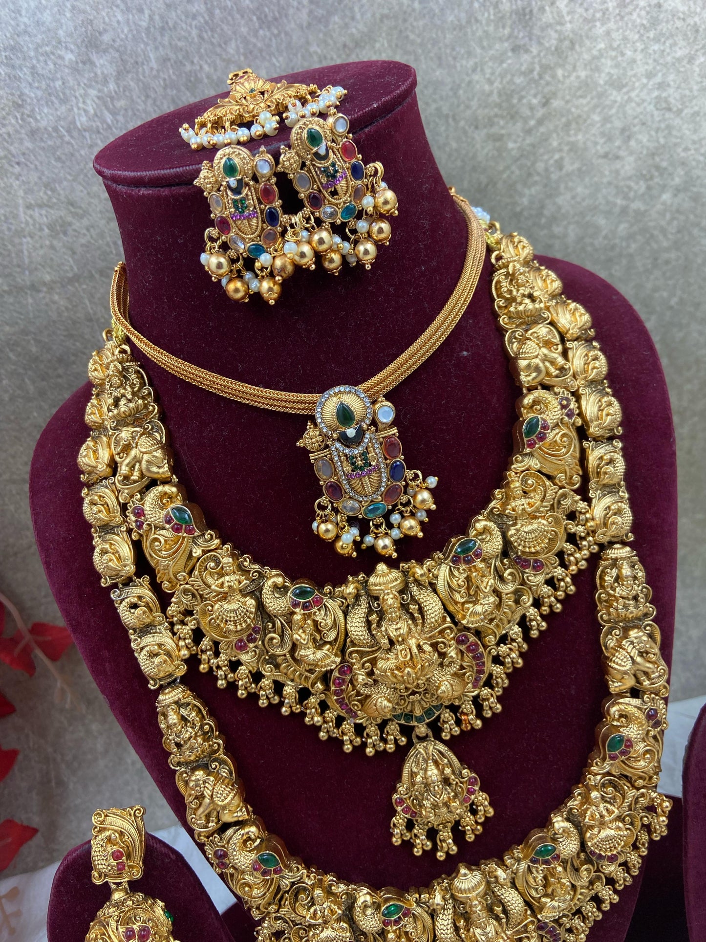 Nakshi semi bridal jewellery Sb507