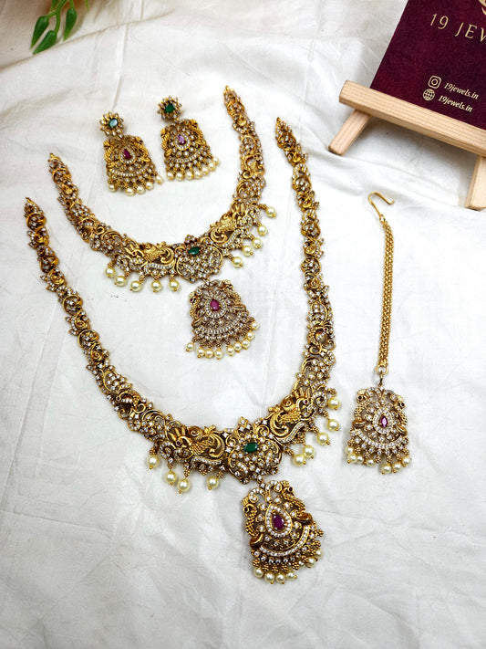 Cz haram necklace set Sb447