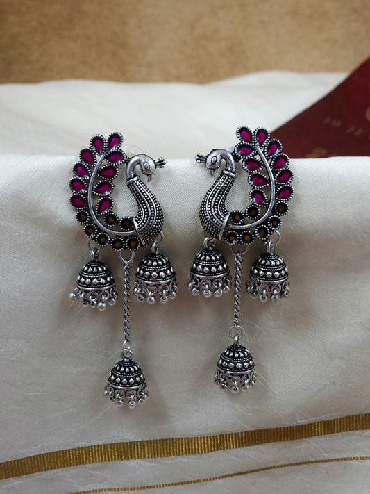 Silver peacock Jumka Jm467-4