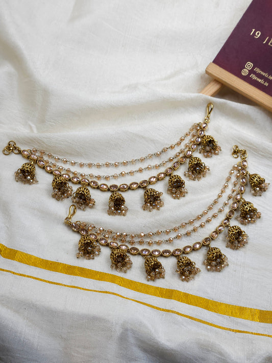 Bahubali Ear chain Ea177-F13