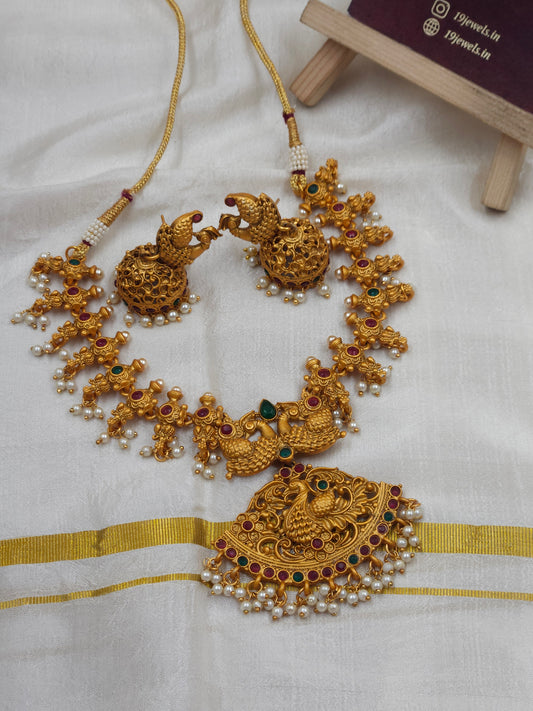 Peacock necklace N185