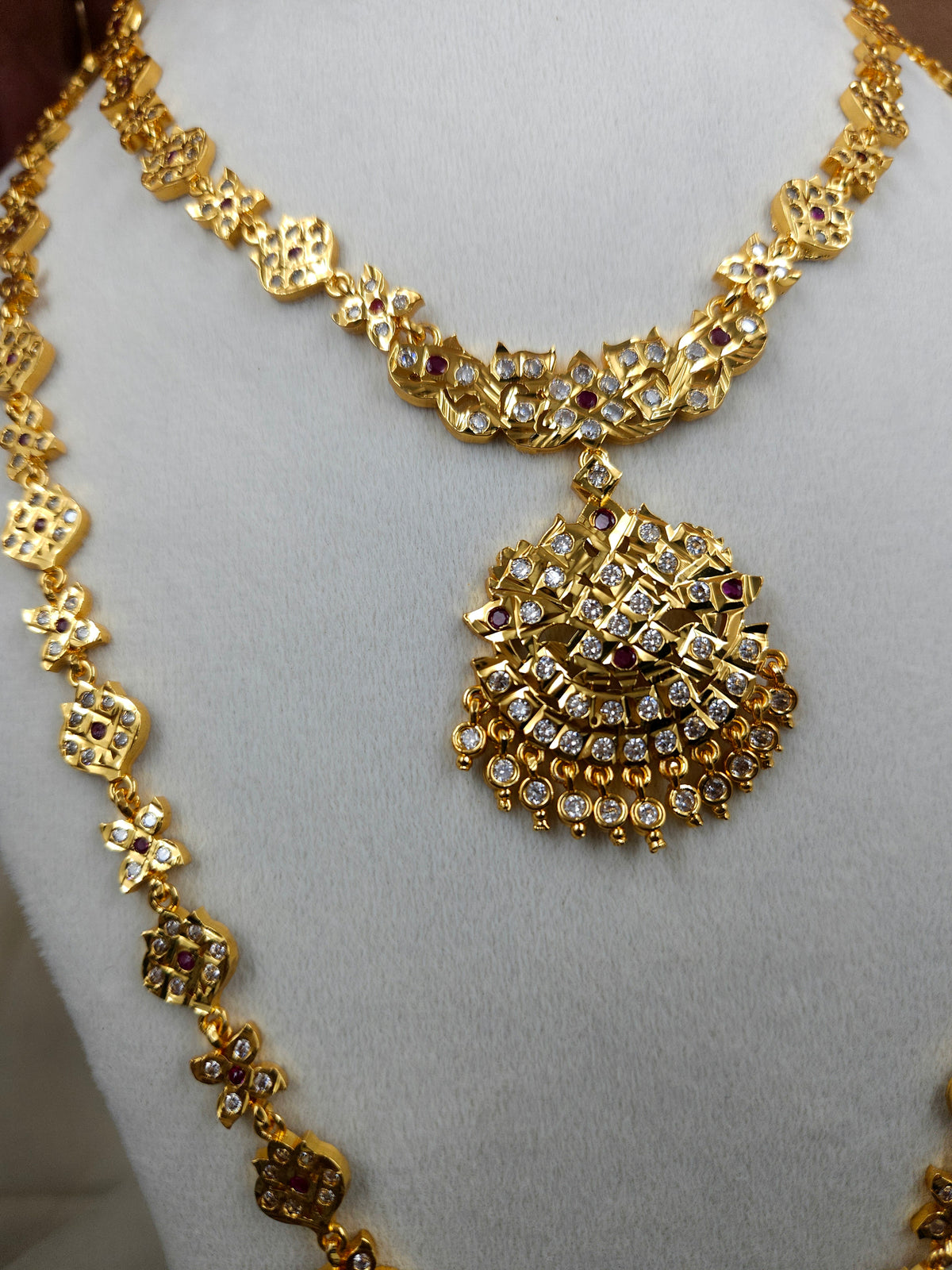 Impon style combo necklace haram set Sb806
