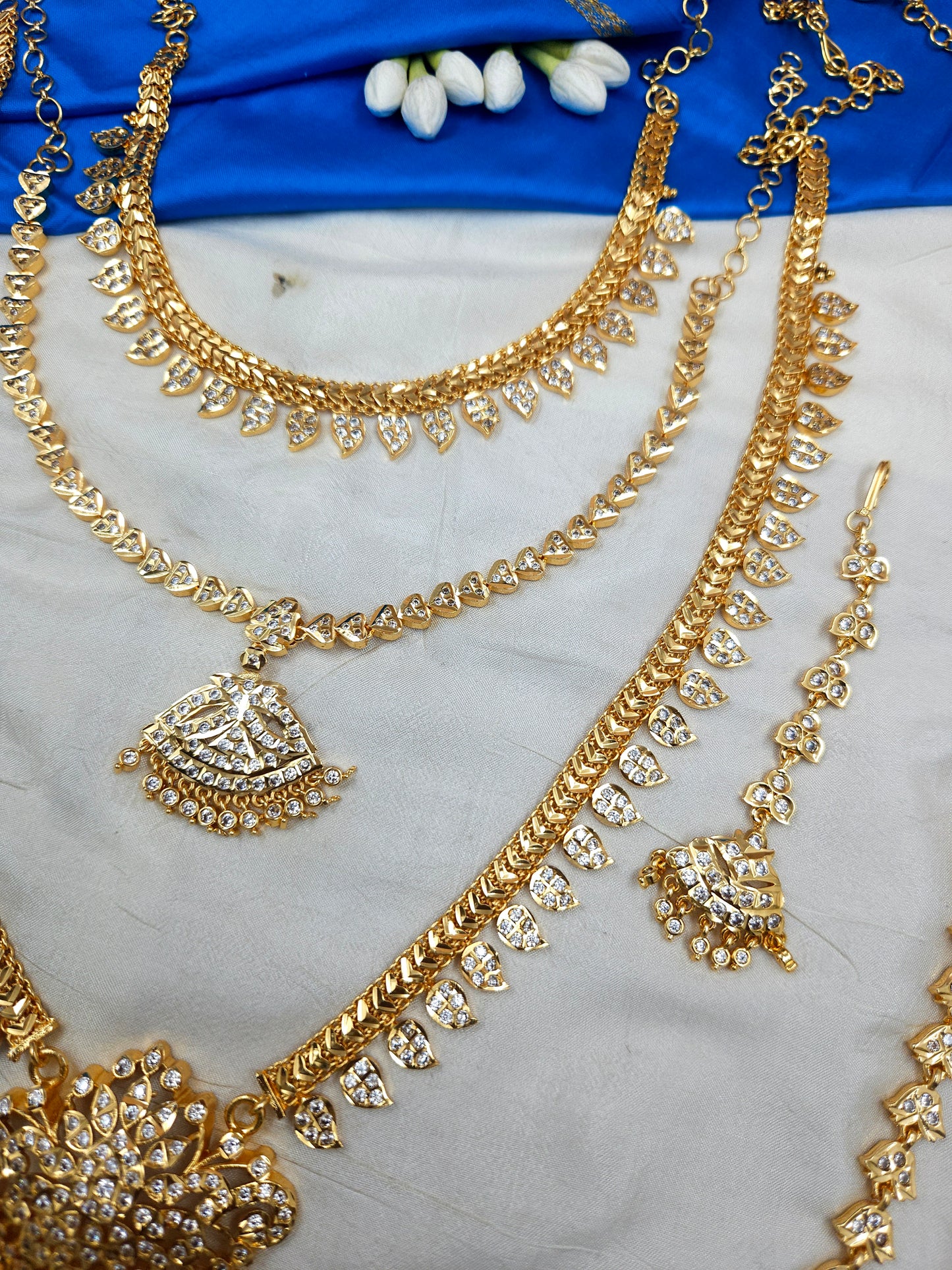 Impon style semi bridal jewellery Sb786
