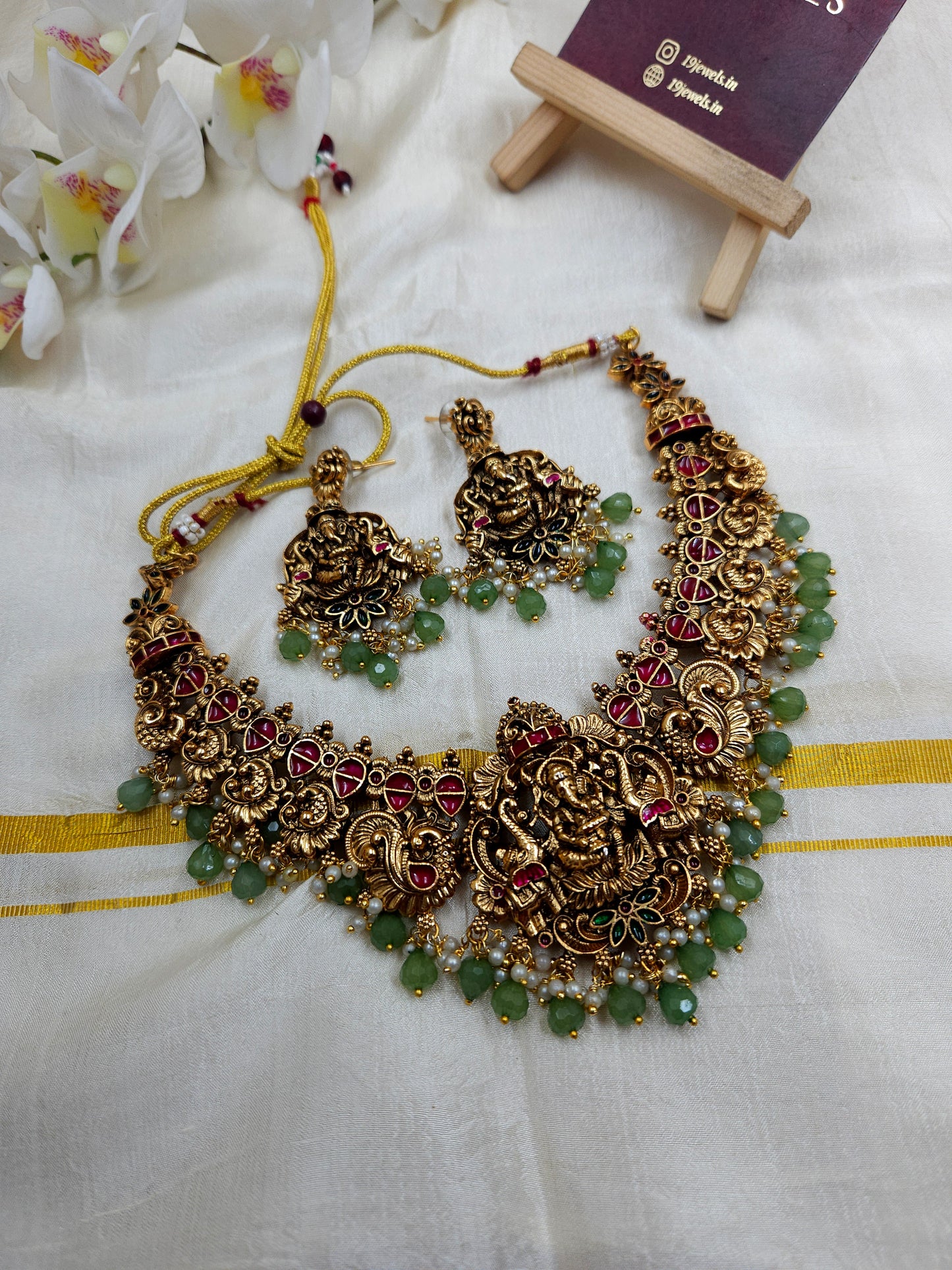 Temple necklace set N607