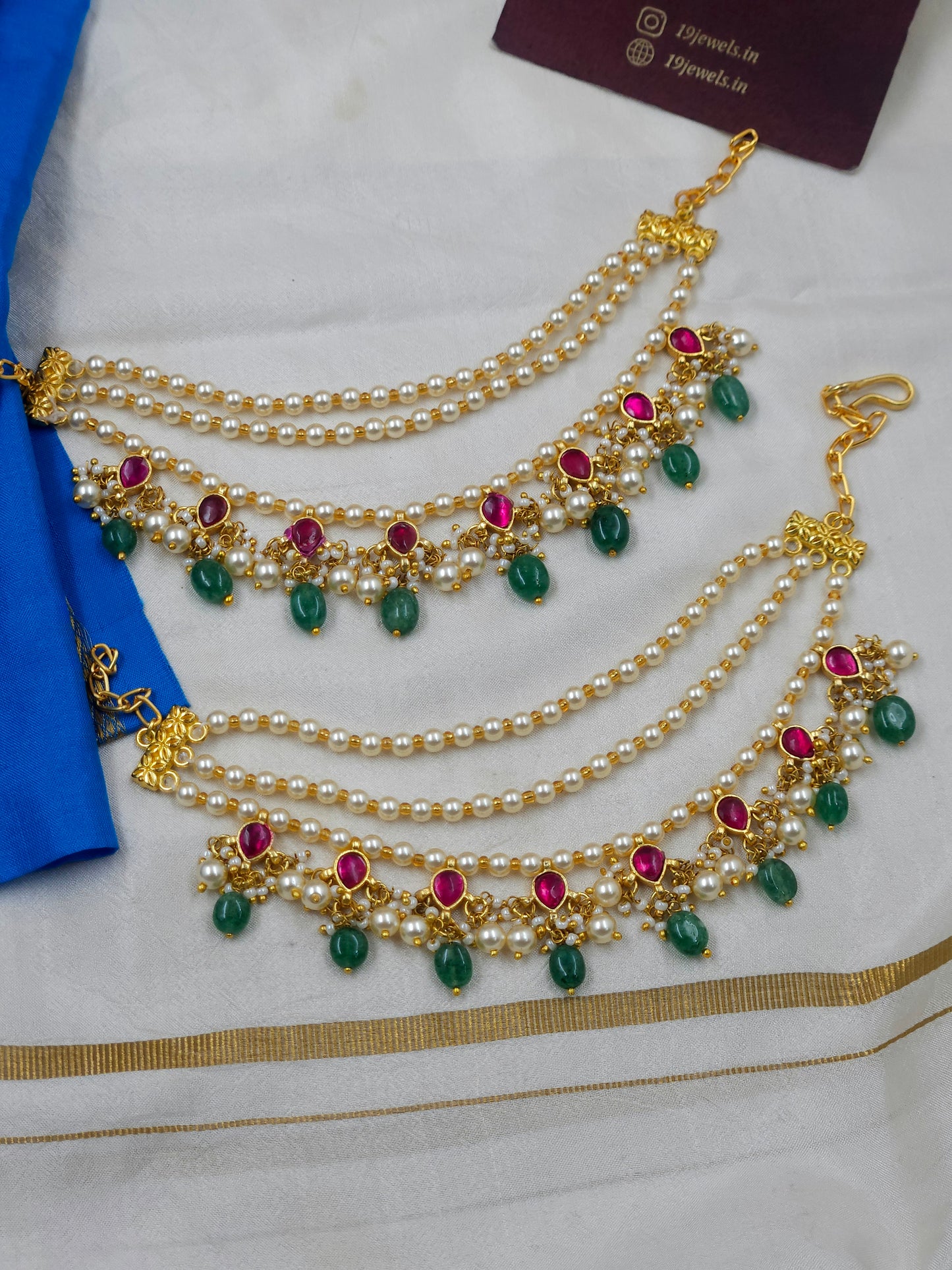Jadau Ear chain Ea286