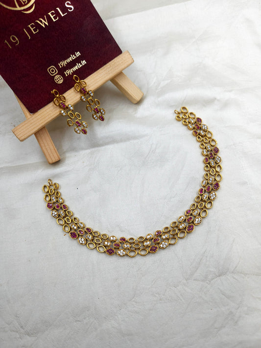 Cz necklace N746