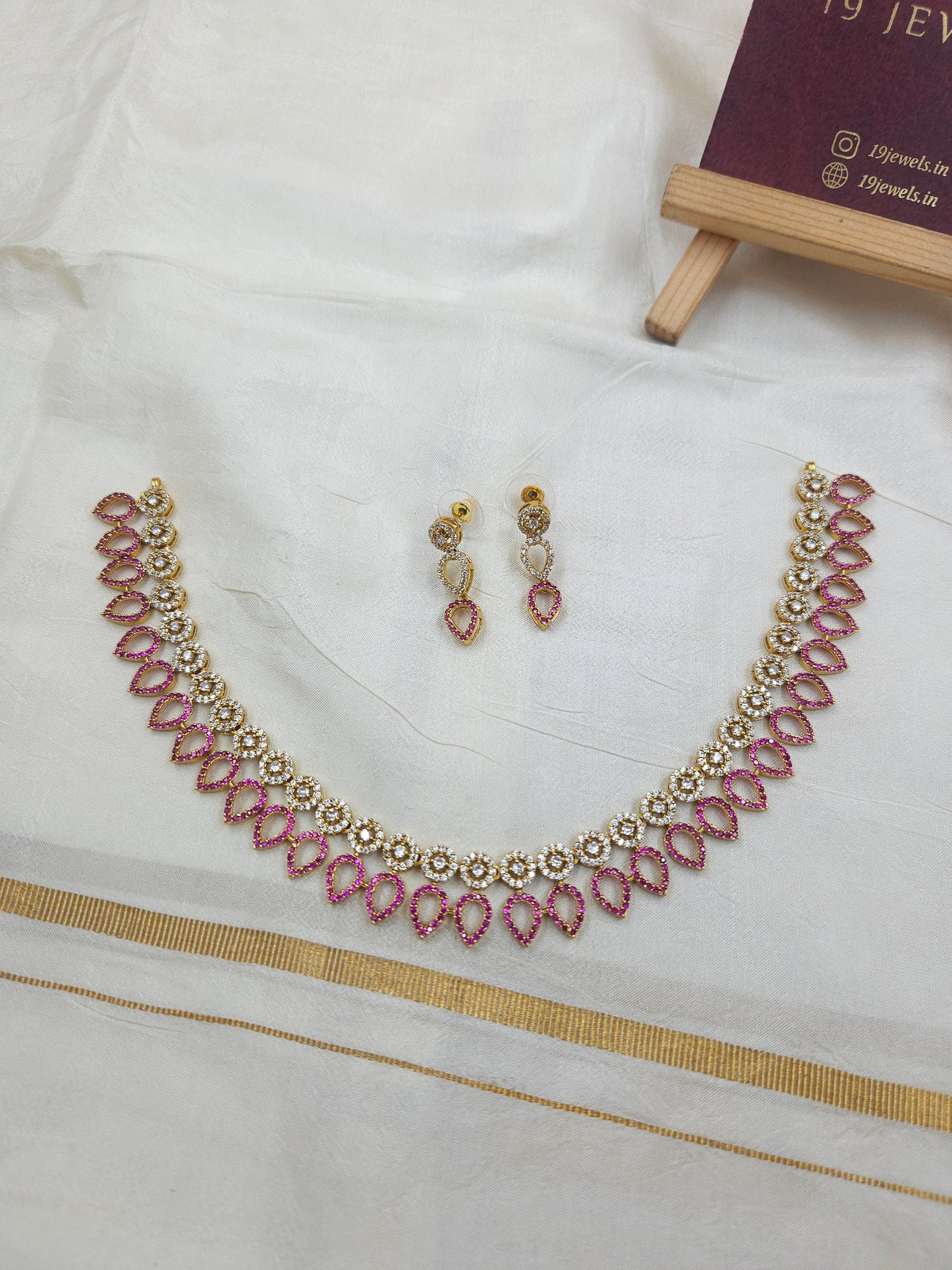 Stone necklace N1511-B18