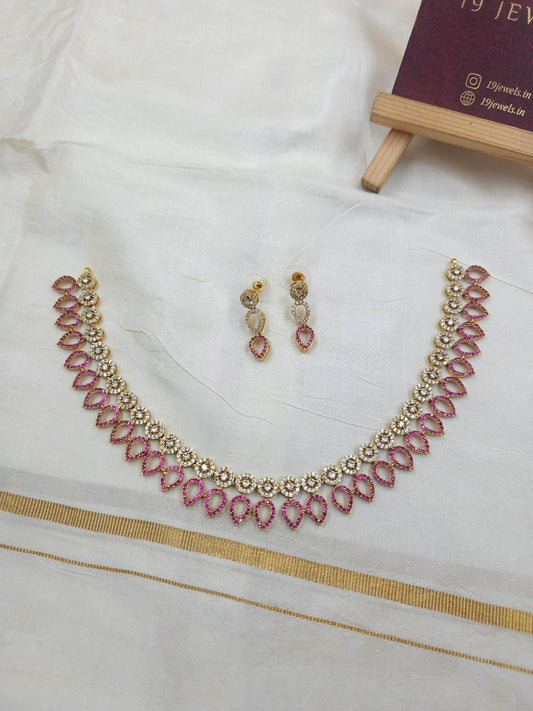 Stone necklace N1511-B18