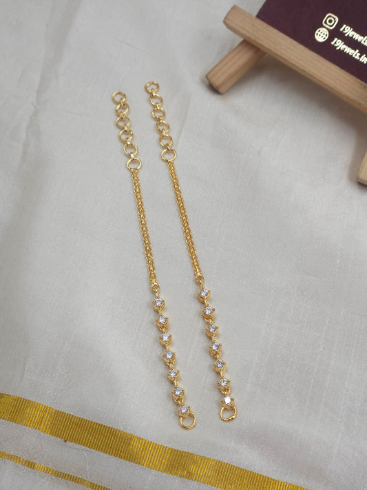 Diamond replica Ear chain Ea163