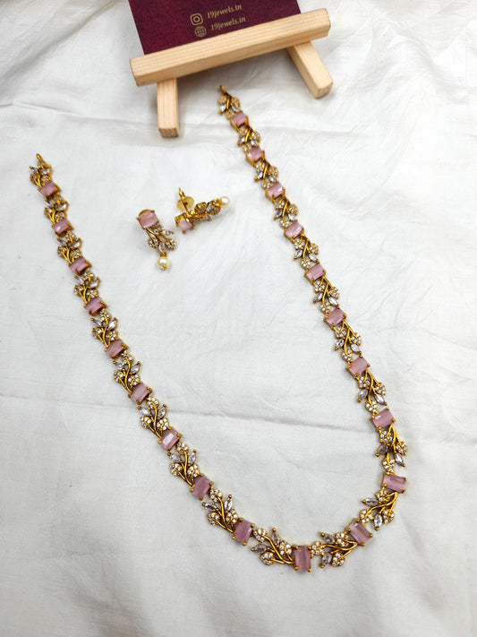 Pink Cz long haram N757