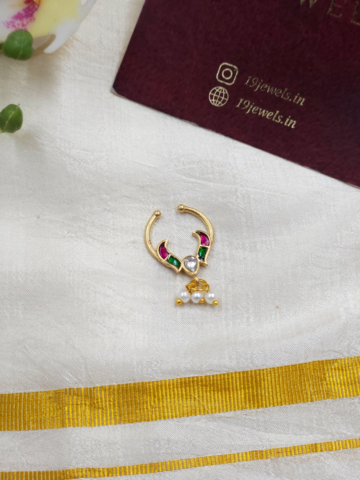 Jadau nath Nose pin 239