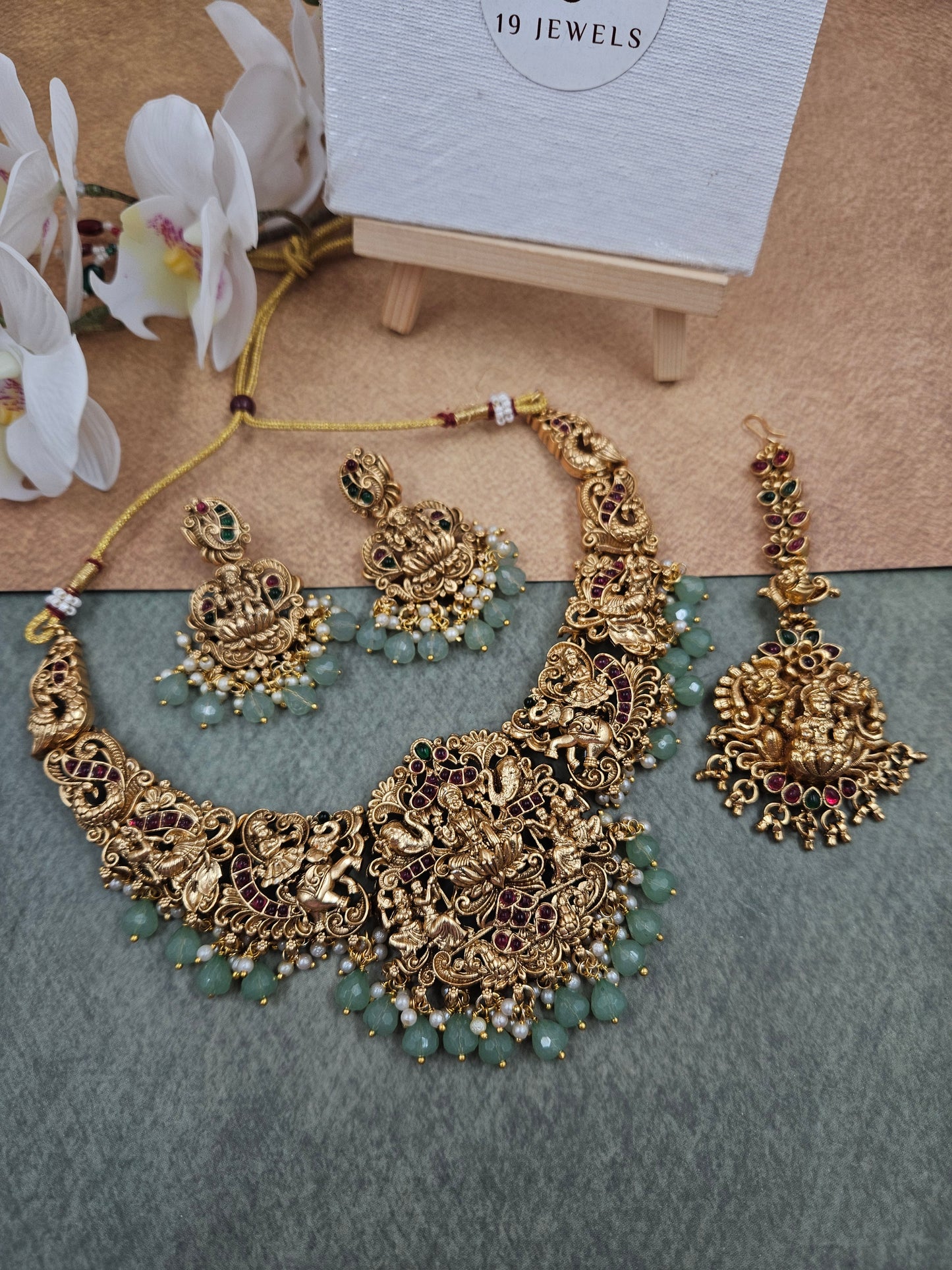 Nakshi temple necklace N599