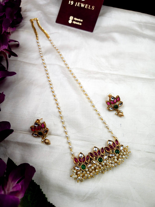 Lotus pearl mala N650