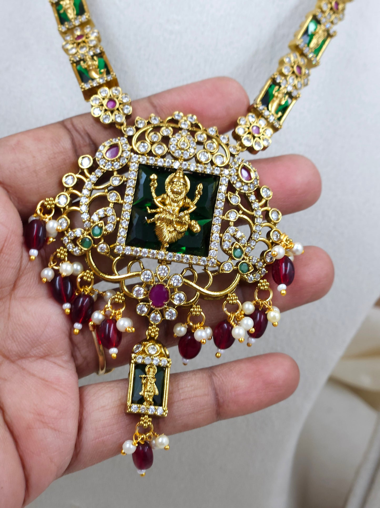 Premium Dhasawathar necklace N1477-B18