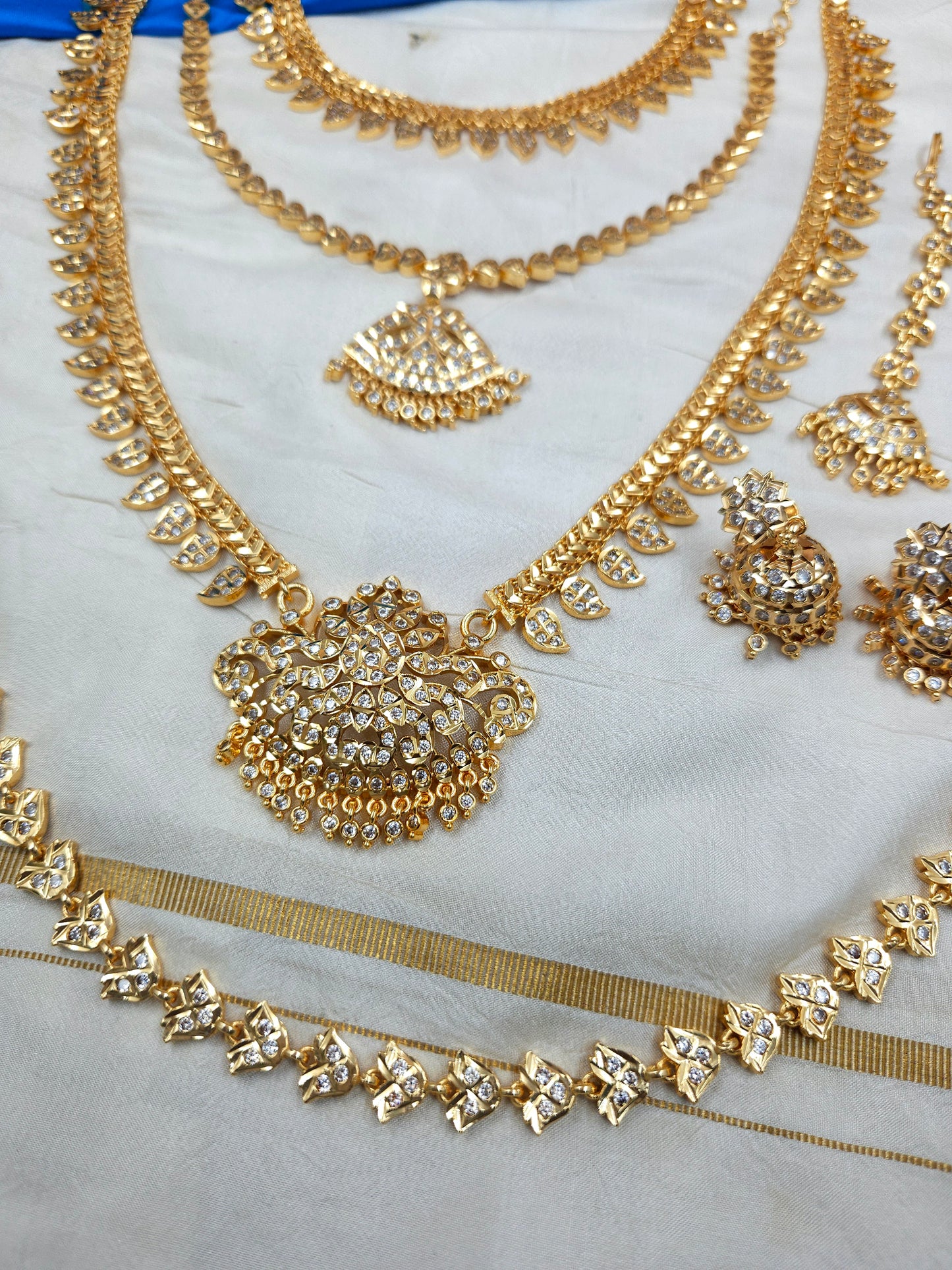 Impon style semi bridal jewellery Sb786