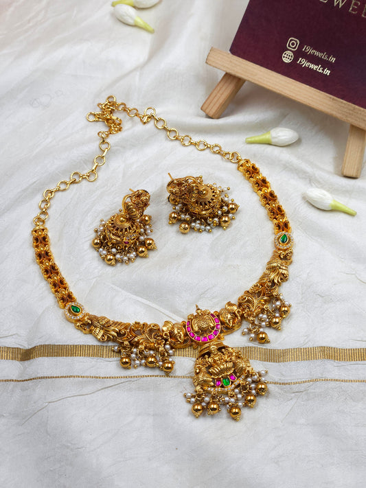 Padmashree temple necklace N1131