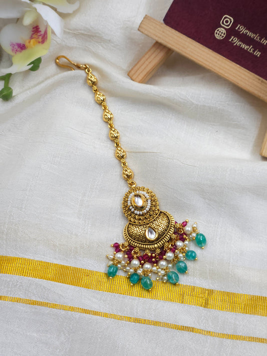Premium Kundan mangtika T226
