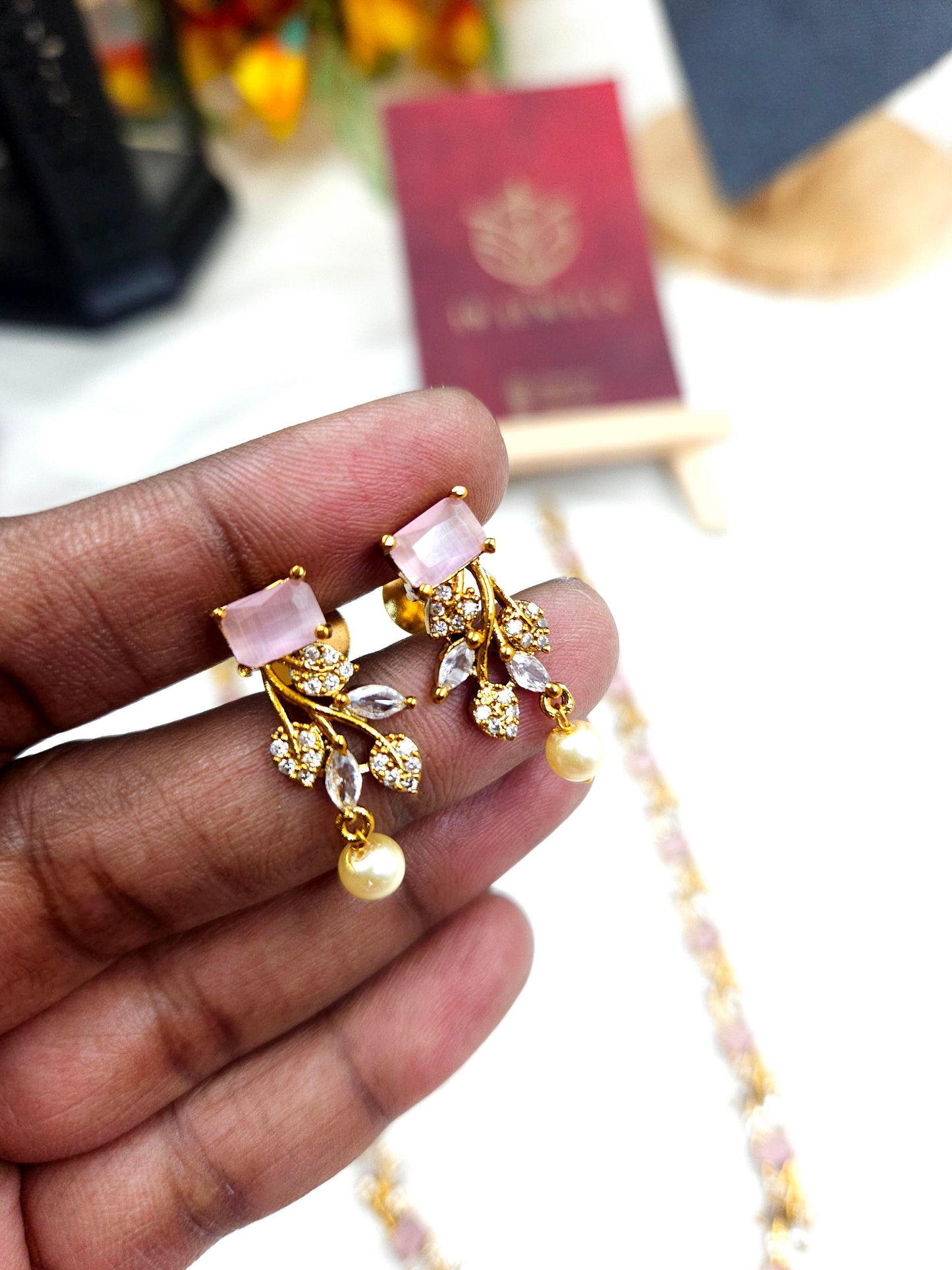 Pink Cz long haram N757