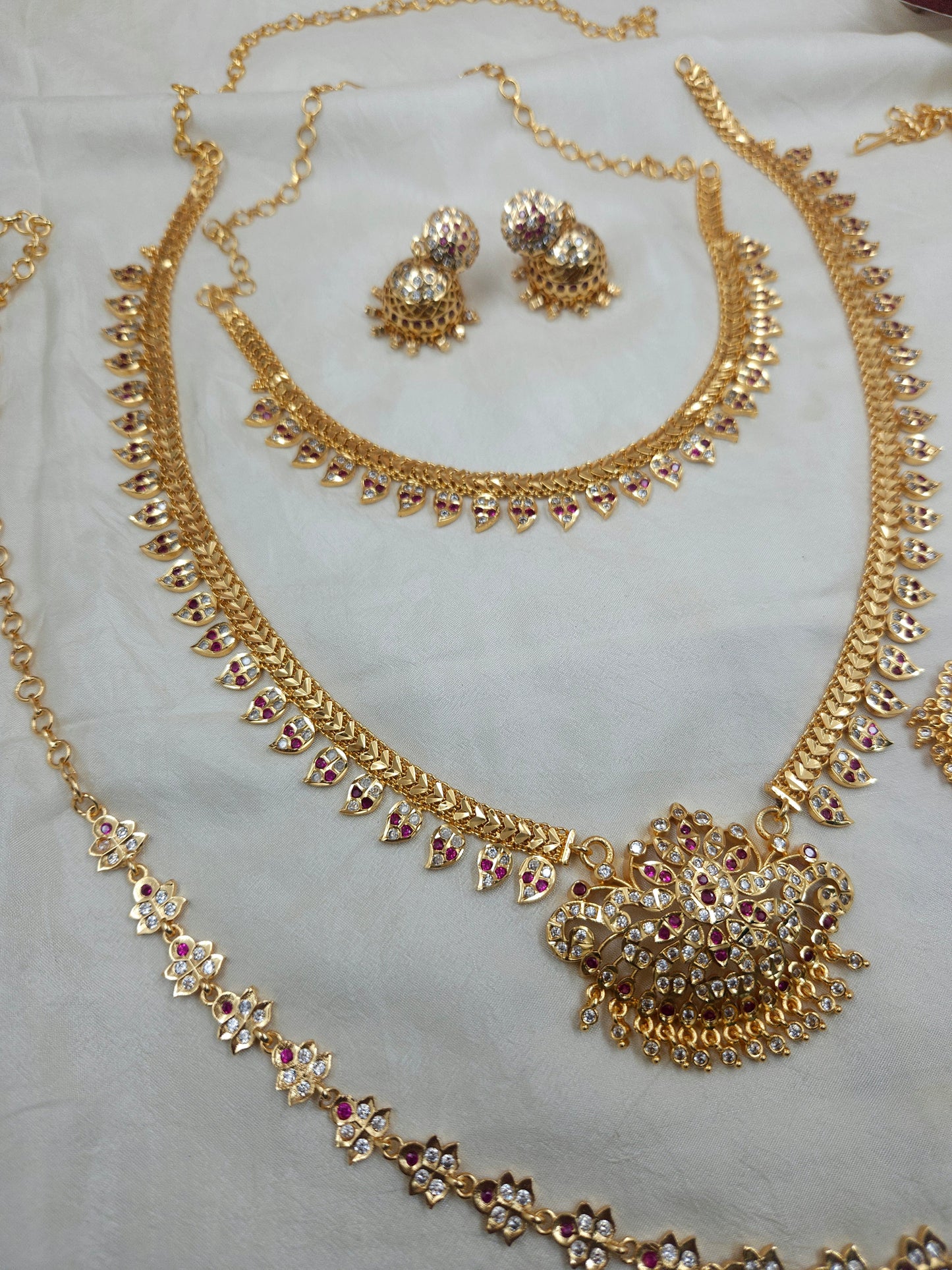 Impon style semi bridal jewellery Sb807