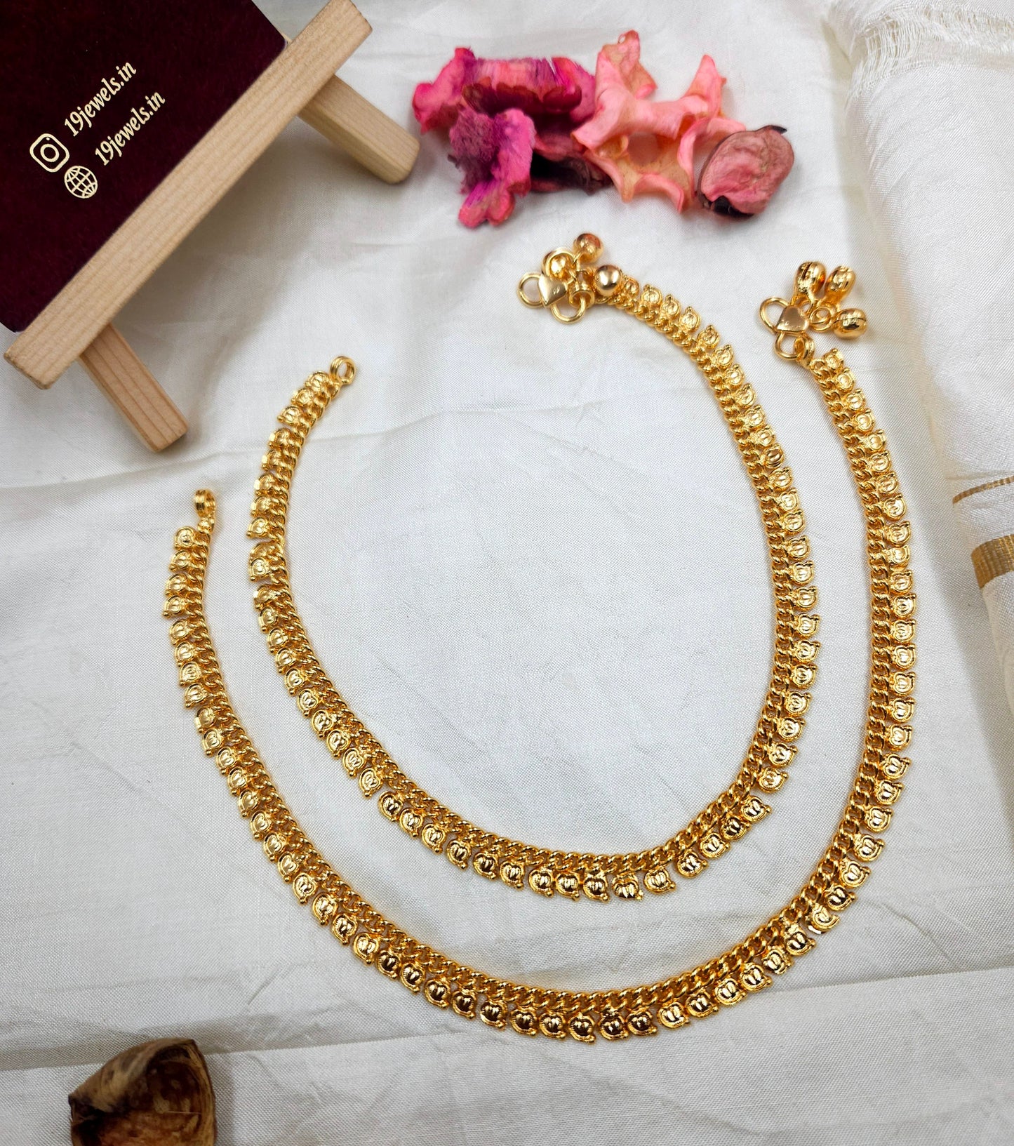 Mango sequence anklet chain an017