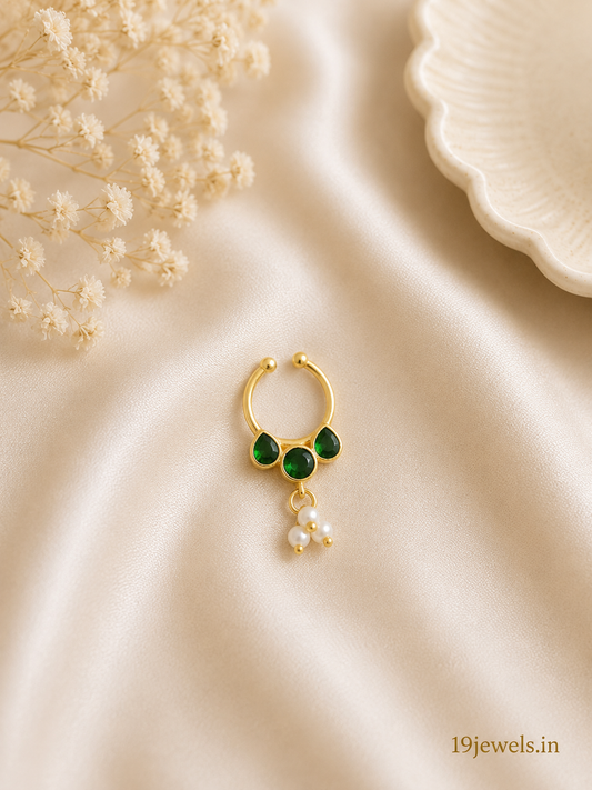 Jadau septum Nose pin 555-J4