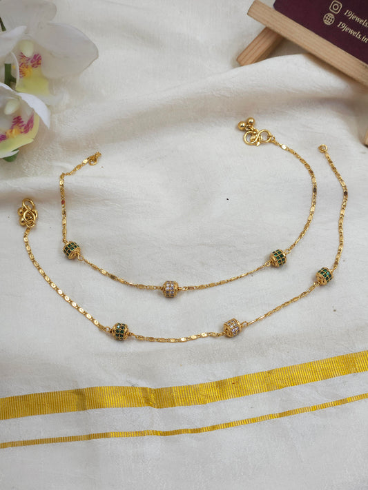 Gold alike anklet An072