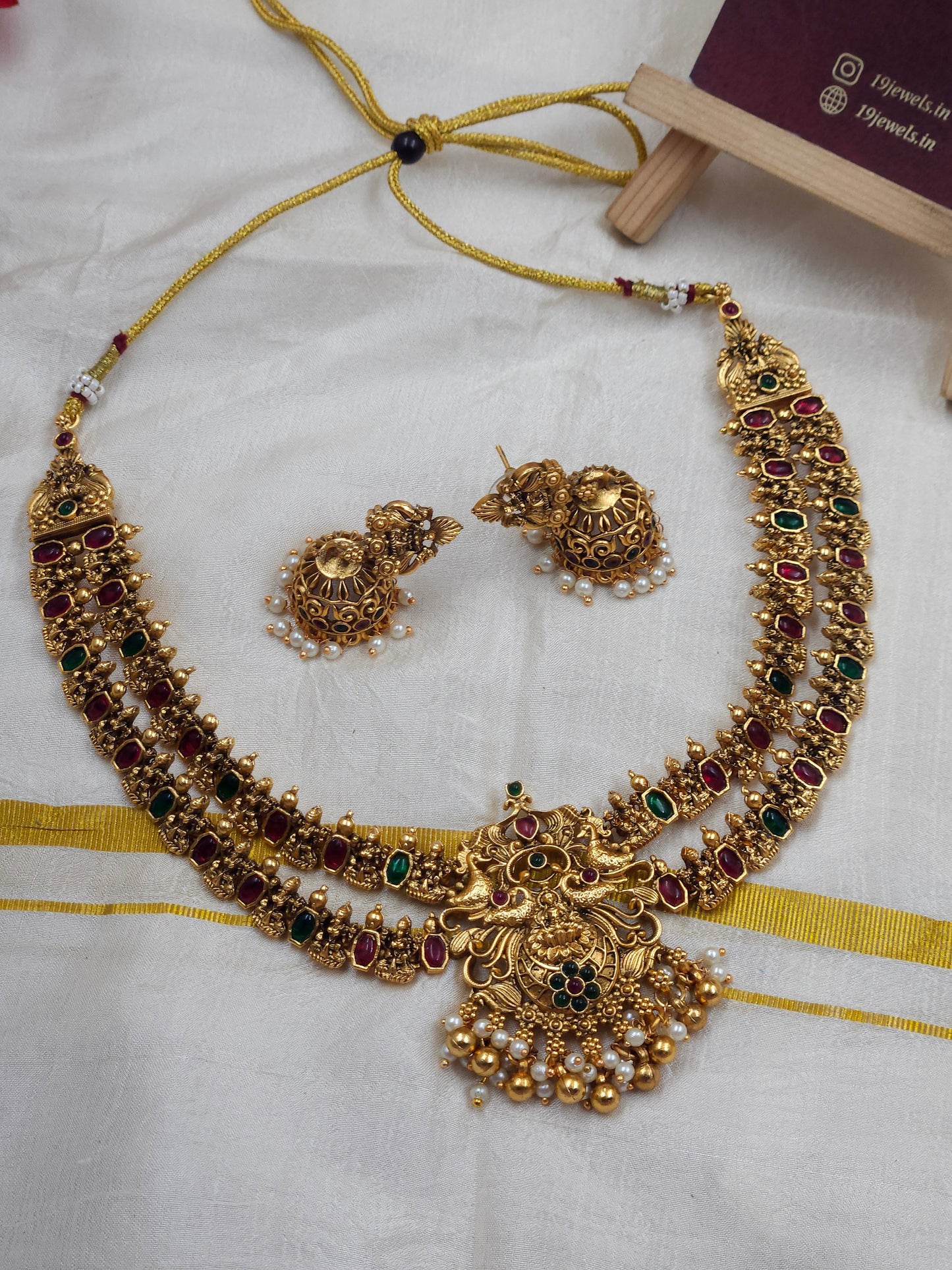 2 layer necklace set N463