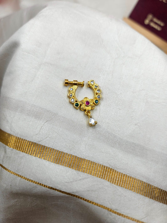 Left  Screwed Nose pin 094