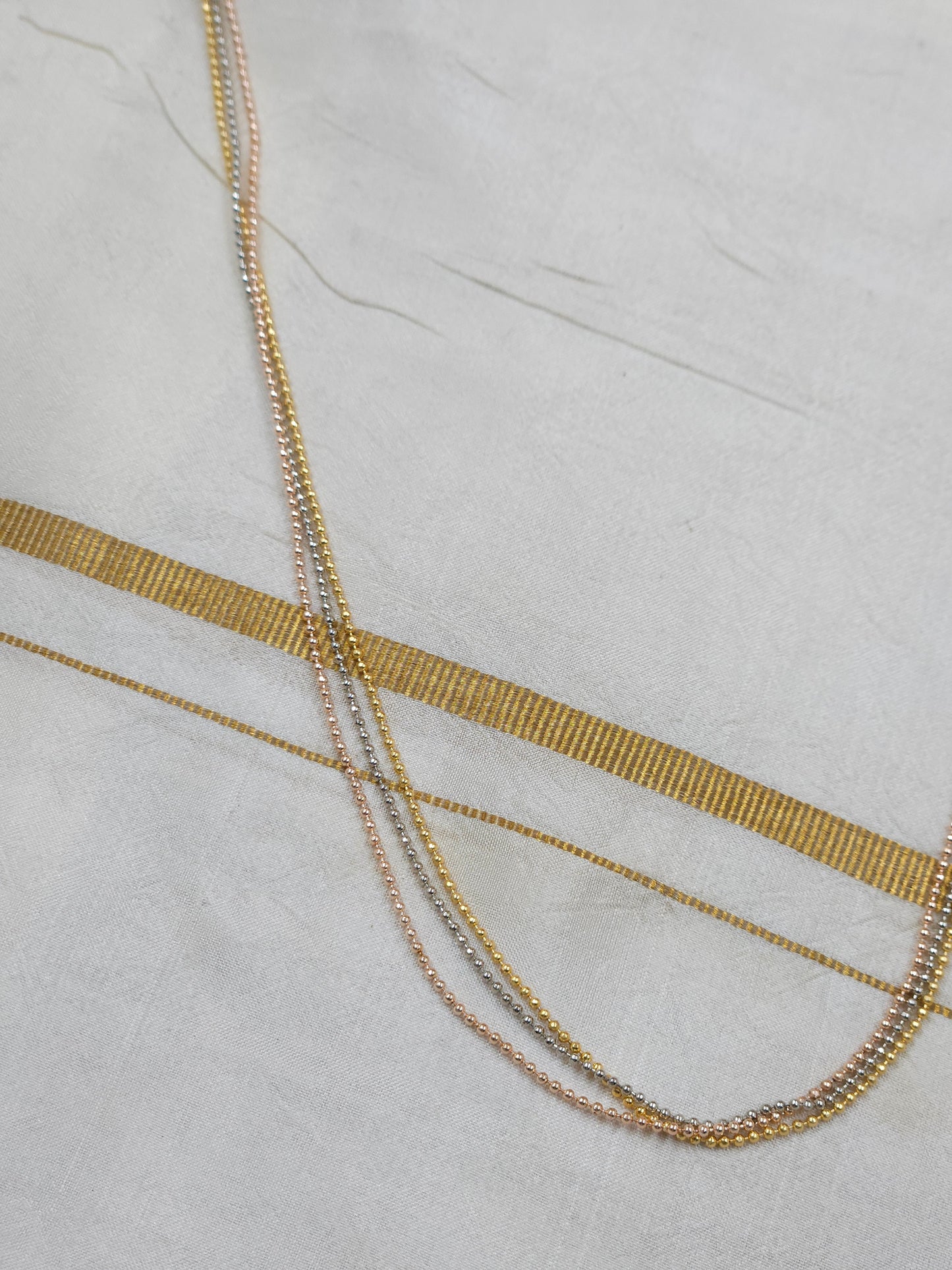 Tri tone Necklace N1536-A21