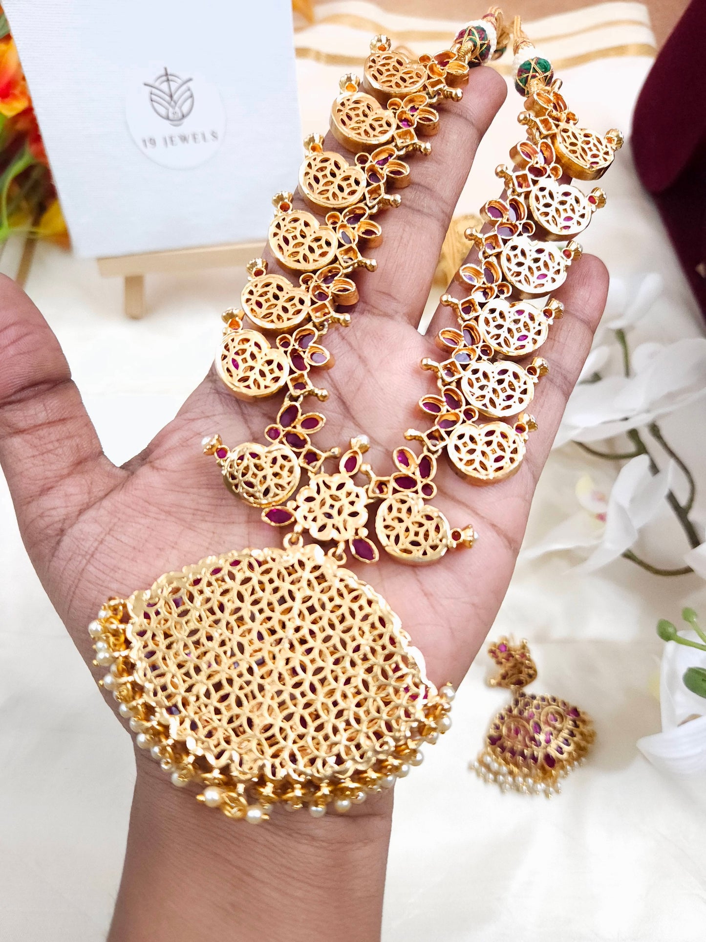 Kempu necklace N533