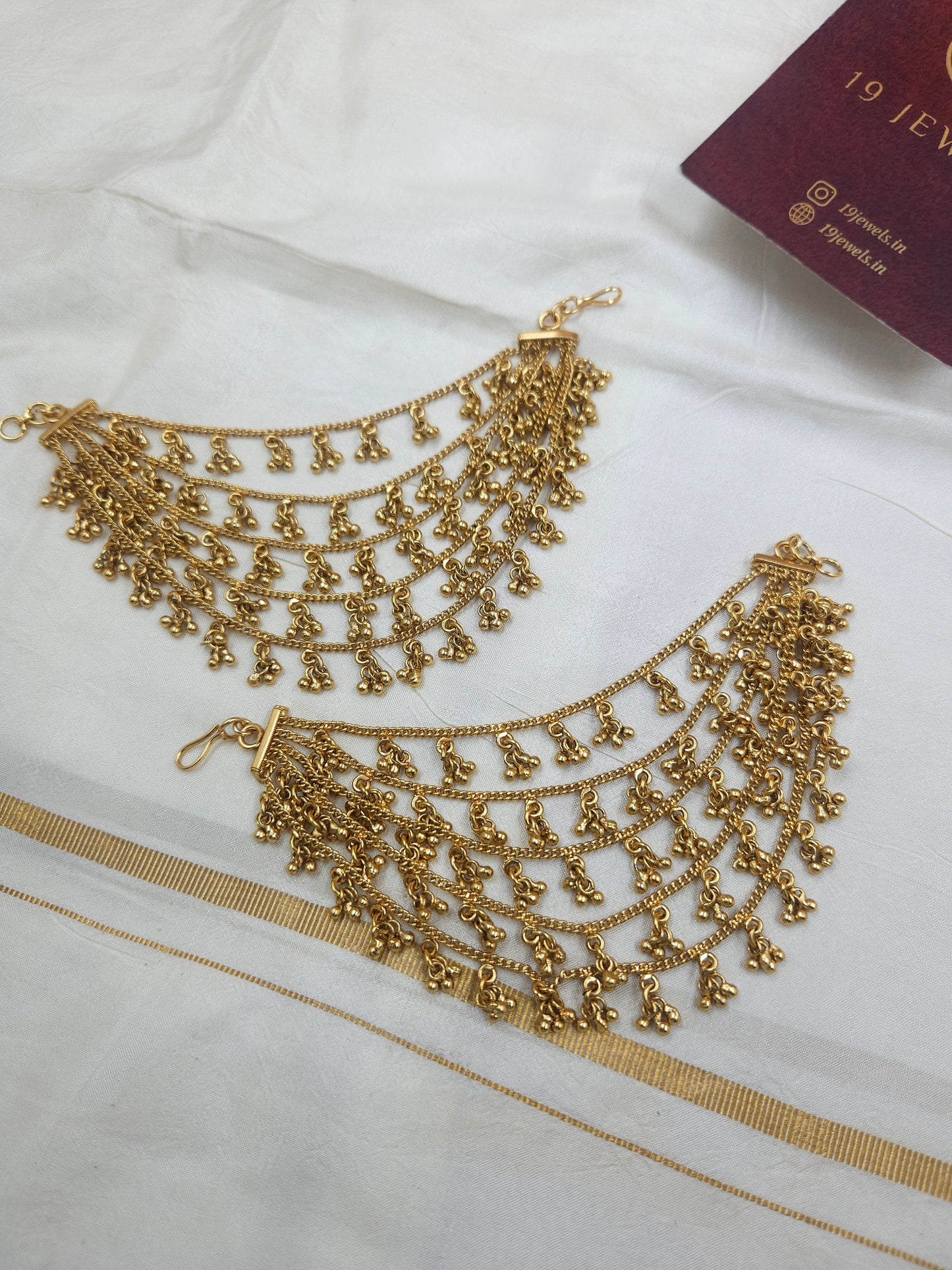 Antique Ear chain Ea214-F14