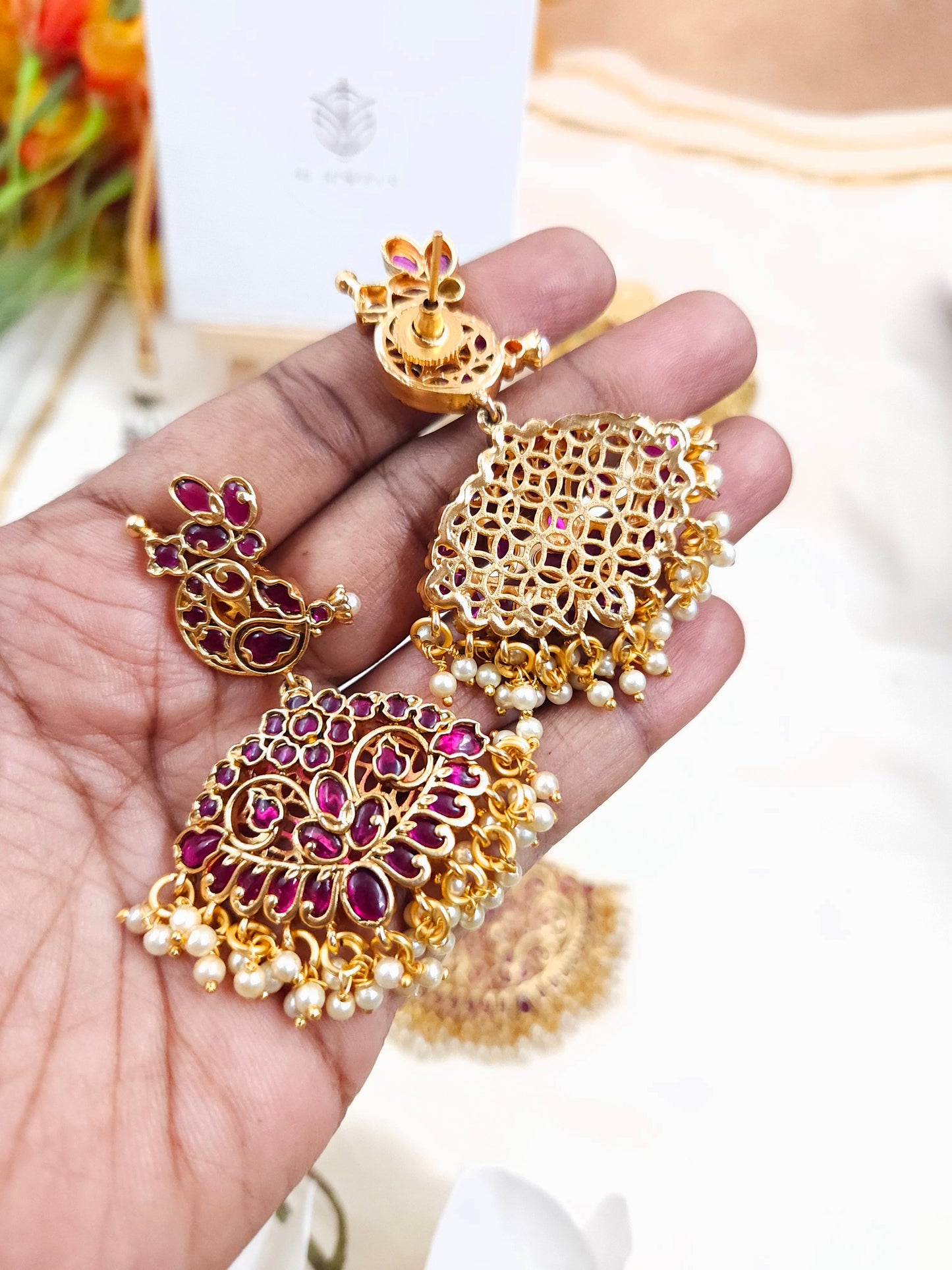Kempu necklace N533