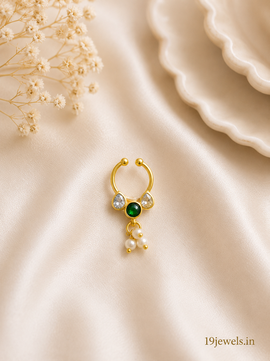 Jadau septum Nose pin 554-J4