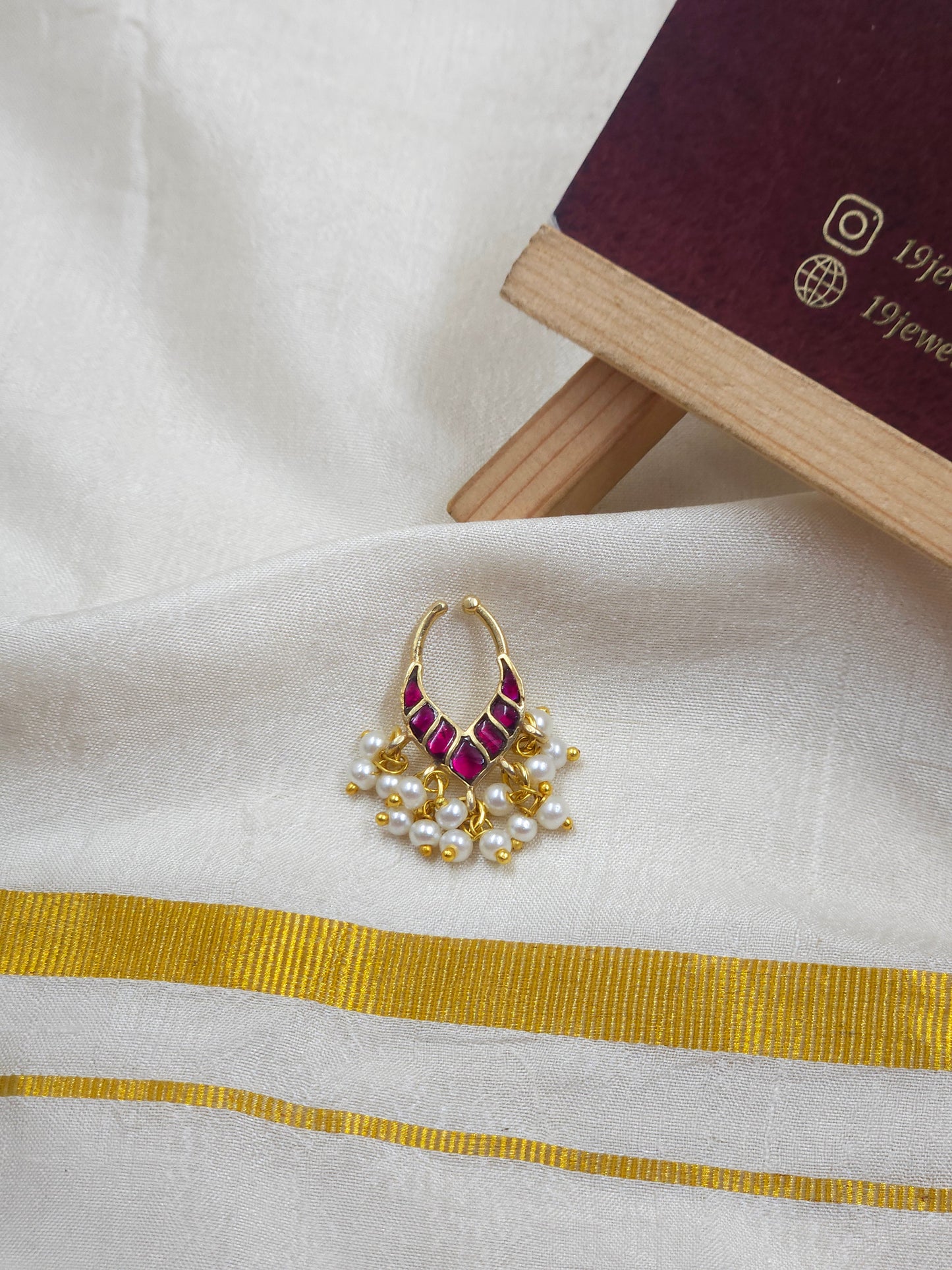 Jadau Nath / septum ring 357