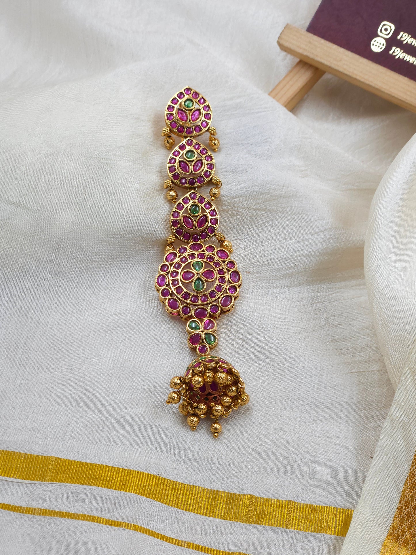 Golden kempu Hair choti Hr392-F5