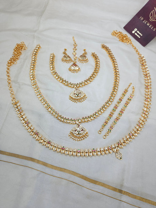 Impon style semi bridal Jewellery Sb755-E15