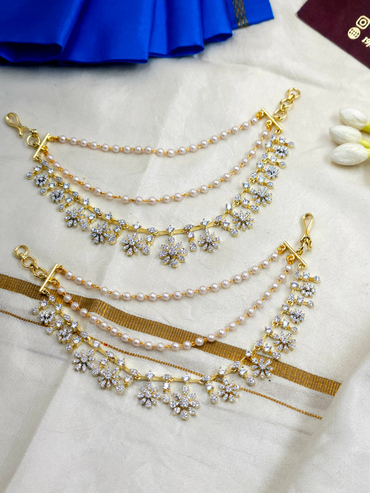 Diamond series ear chainEa307
