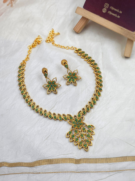 Ad cz necklace N335