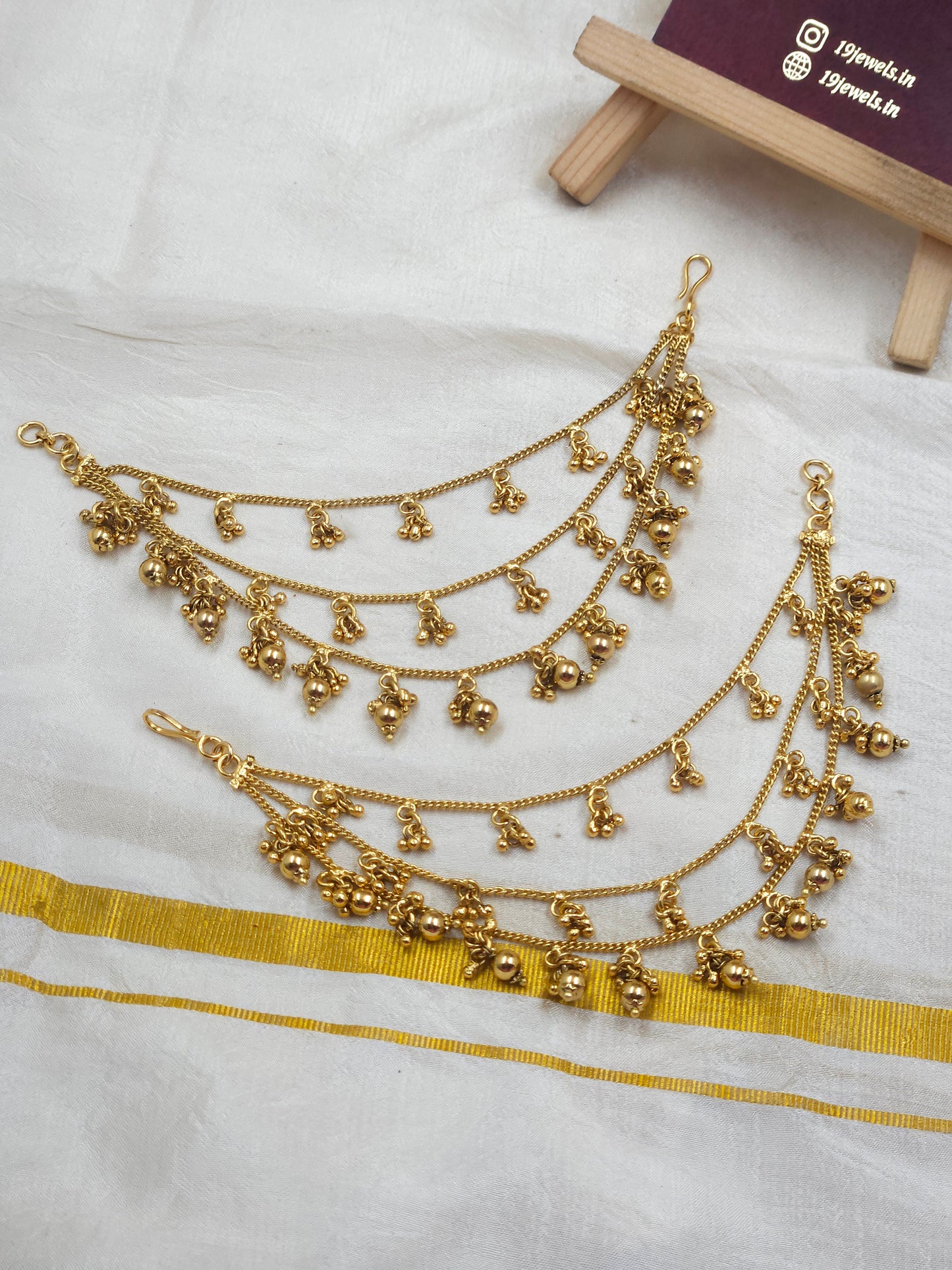 Cz Ear chain Ea132-F11