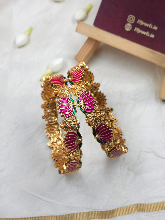 Lakshmi lotus Bangles Bn147