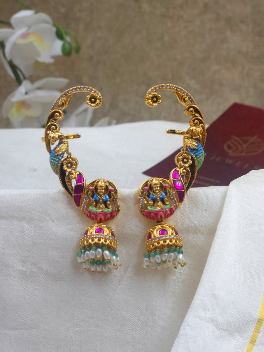 Meenakari Jumka cuff Jm337